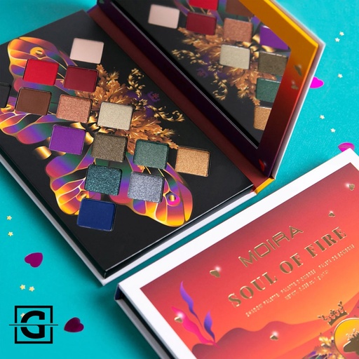 MOIRA PALETA DE SOMBRAS SOUL OF FIRE MYSTIC