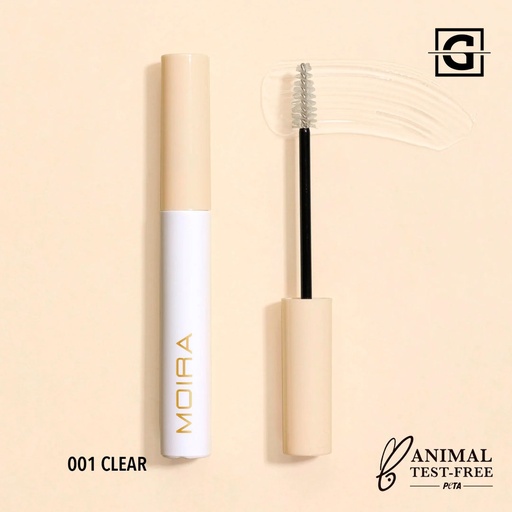 MOIRA MASCARA PARA CEJAS DEFYING 001 CLEAR