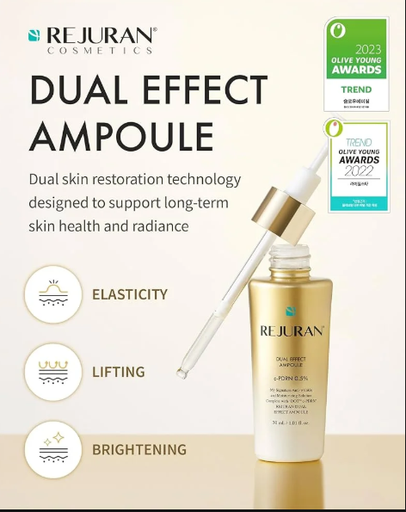 REJURAN SUERO FACIAL AVANZADO DE PDRN &amp; DOT RENOVACION Y NUTRICION DUAL EFFECT AMPOULE 30 ML