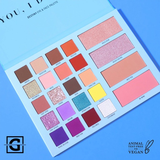 MOIRA PALETA DE OJOS Y ROSTRO YOU I DESIRE DESTINY EYE &amp; FACE
