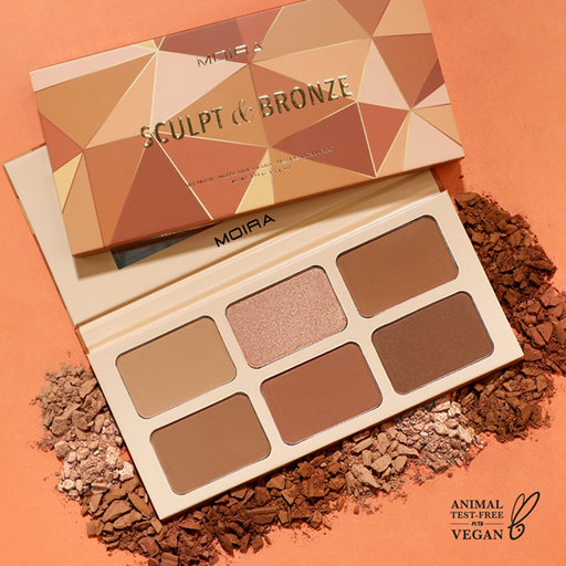 MOIRA PALETA DE CONTORNOS E ILUMINADOR SCULPT &amp; BRONZE