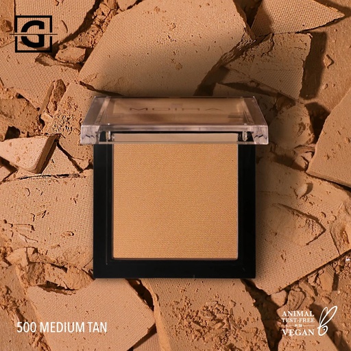 MOIRA POLVO COMPACTO TRANSLUCIDO 500 MEDIUM TAN