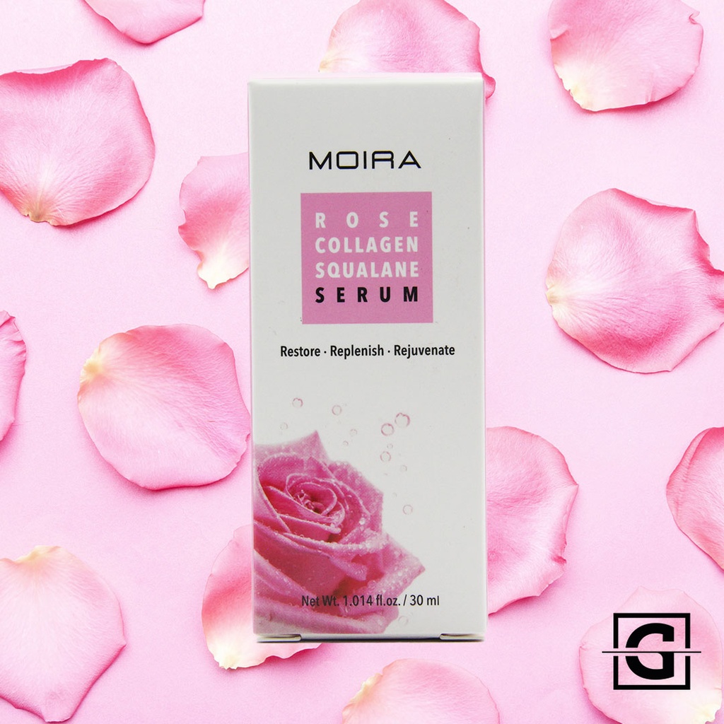 MOIRA SUERO FACIAL DE ROSAS CON COLAGENO Y ESCUALENO
