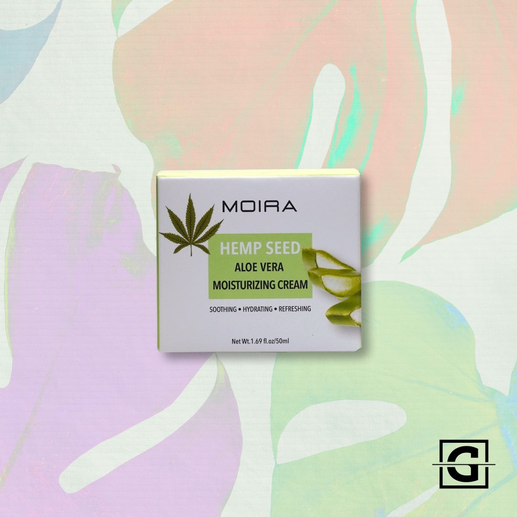 MOIRA HIDRATANTE FACIAL CON SEMILLA DE CAÑAMO Y ALOE VERA