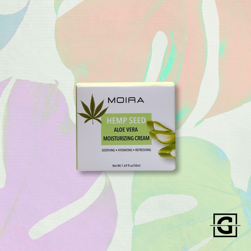 MOIRA HIDRATANTE FACIAL CON SEMILLA DE CAÑAMO Y ALOE VERA