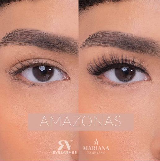 RV EYELASHES PESTAÑAS PREMIUM EDITION MARIANA ZAMBRANO 100% SEDA AMAZONAS