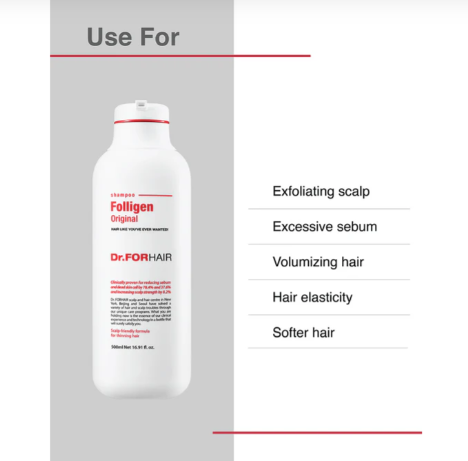 DR.FORHAIR SHAMPOO ANTICAIDA FOLLIGEN ORIGINAL 300 ML