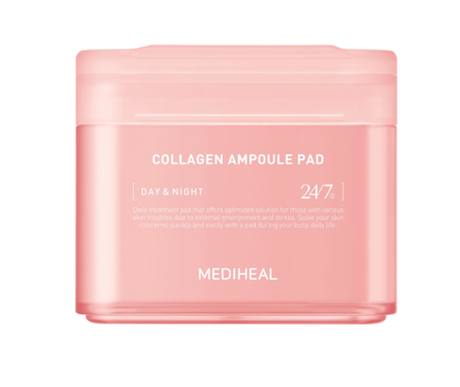 MEDIHEAL TONICO EN PADS COLAGENO, CERAMIDA Y PROTEINAS 100 PADS