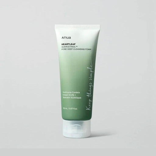 ANUA ESPUMA LIMPIADORA QUERCETINOL PORE DEEP CLEASING FOAM 150 ML
