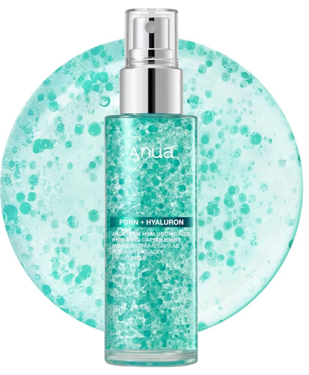 ANUA SUERO HIDRATANTE FACIAL EN BRUMA DEWY GLOW PDRN HYALURONIC ACID HYDRATYNG CAPSULE MIST 100ml