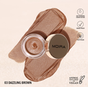 MOIRA SOMBRA EN CREMA EVERLUST SHIMMER 003 DAZZLING BROWN