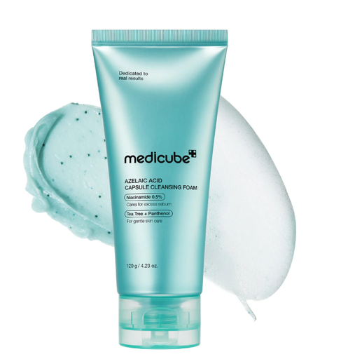 [8800289473395] MEDICUBE ESPUMA LIMPIADORA CON CAPSULAS DE ACIDO AZELAICO CLEASING FOAM 120ML