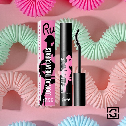 RUDE COSMETICS MASCARA DE PESTAÑAS LOOK AT THEM CURVES